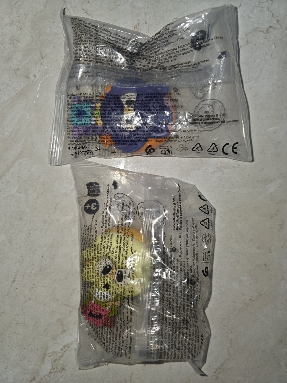Halloween Burger King 2025 Scooby Doo Toys - Shaggy/Skeleton & Daphne/Cat Sealed